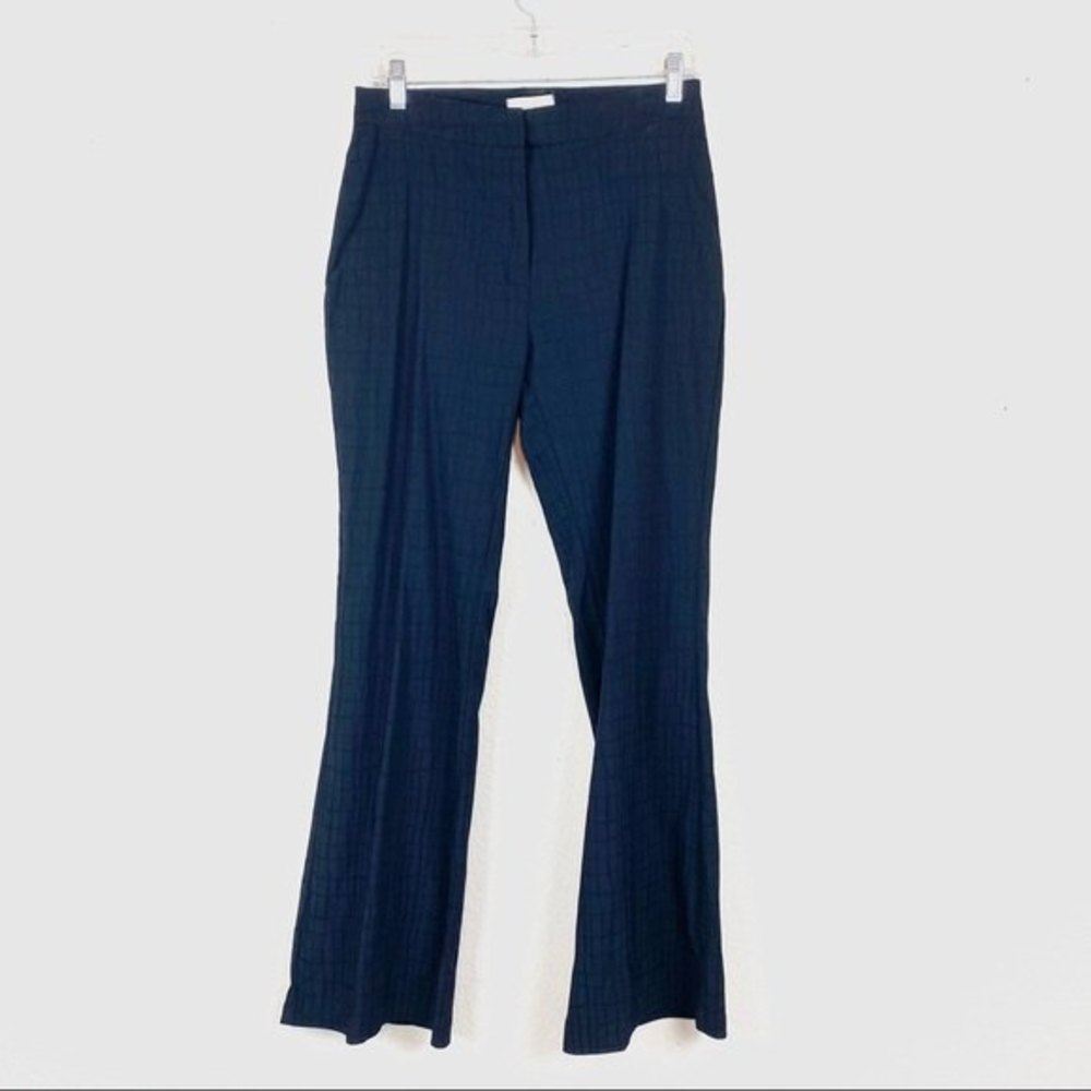 Cache Black Square Novelty Pattern Pants NWT